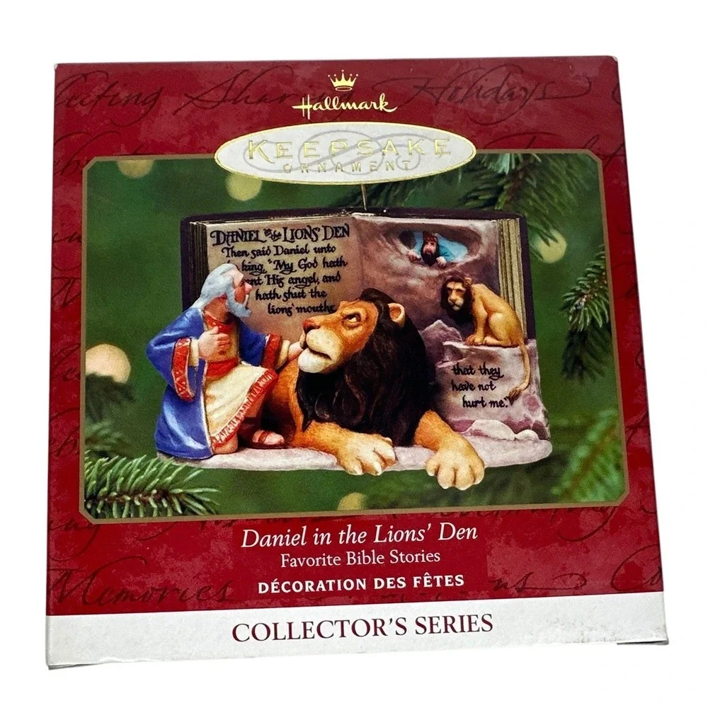 Hallmark Keepsake Daniel in the Lions Den Bible Stories Ornament 2001 QX8122